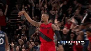 达米安-利拉德季后赛超神表现_达米安·利拉德_利拉德55分10助攻NBA历史记录