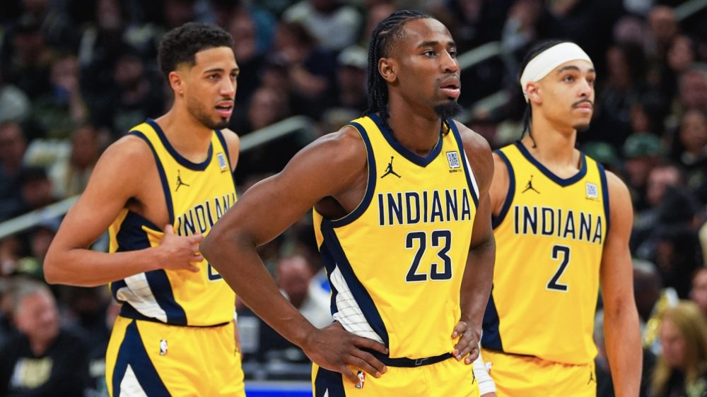 NBA季后赛球衣设计_印第安纳步行者金色Statement Edition球衣_印第安纳步行者队