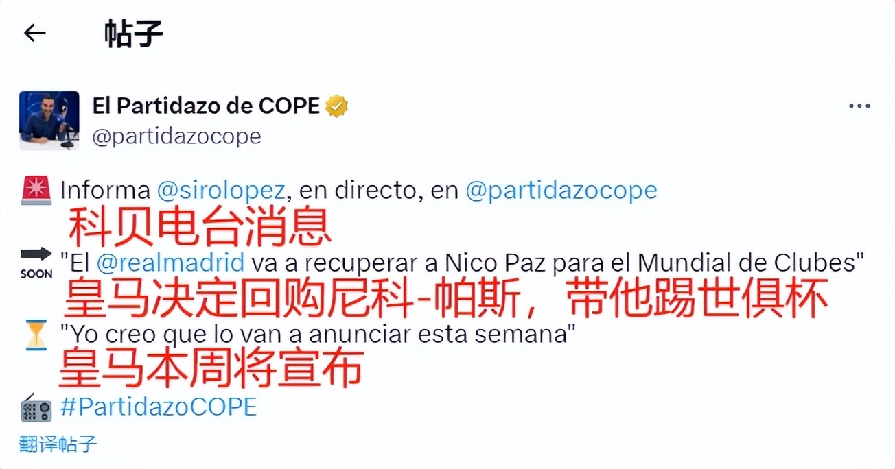 尼科-帕斯意甲表现_皇马_皇马尼科-帕斯回购
