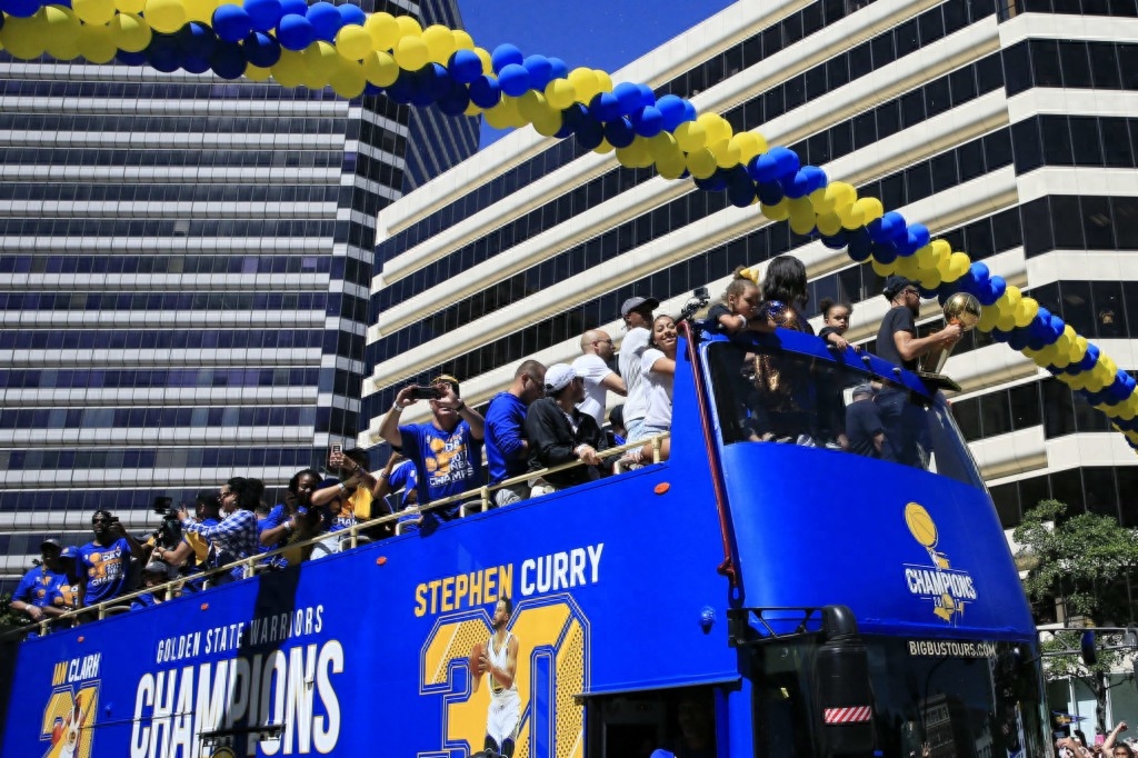 篮球——NBA：金州勇士队巡游庆祝夺冠