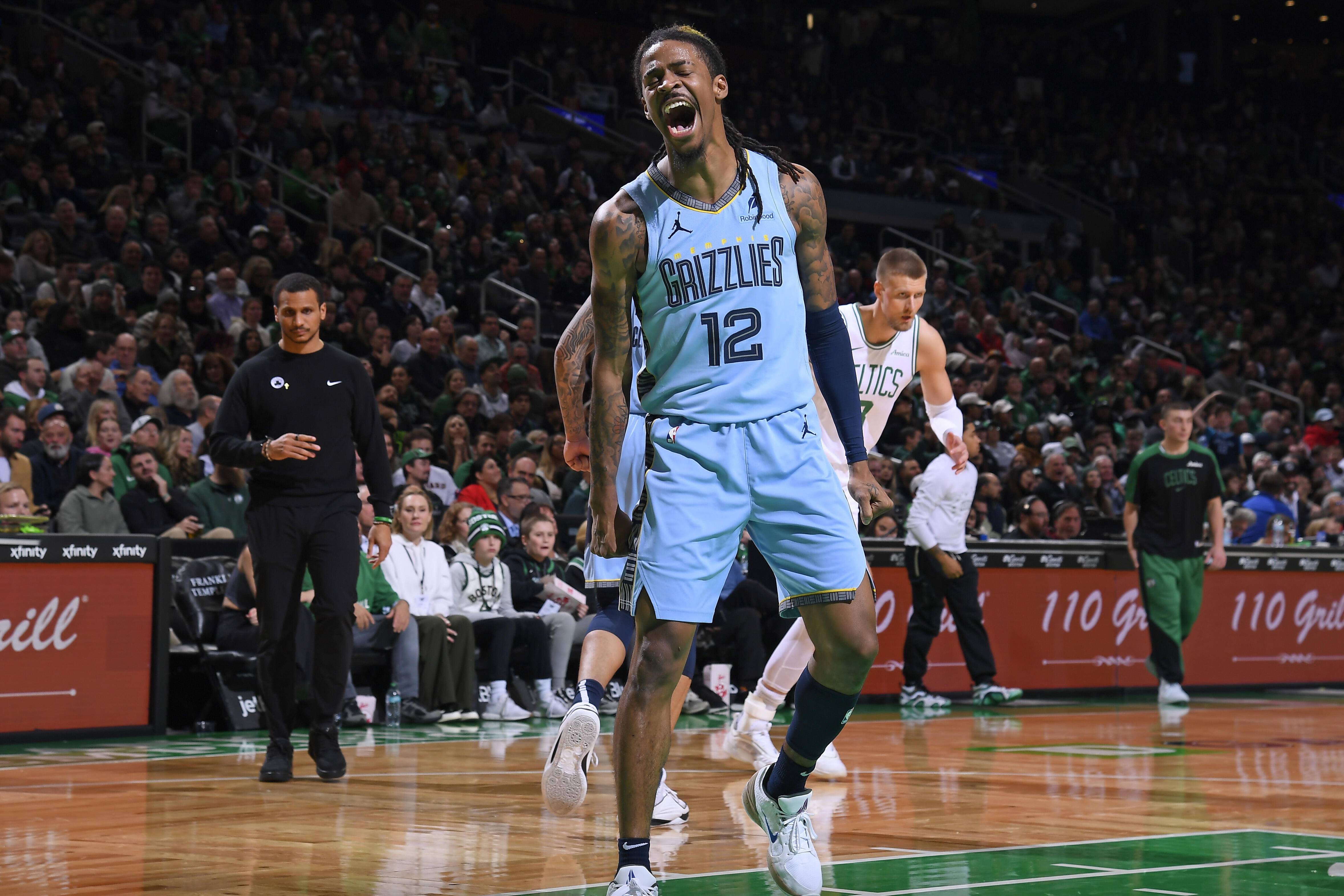孟菲斯灰熊队_NBA灰熊队贾-莫兰特表现_孟菲斯灰熊连胜战绩